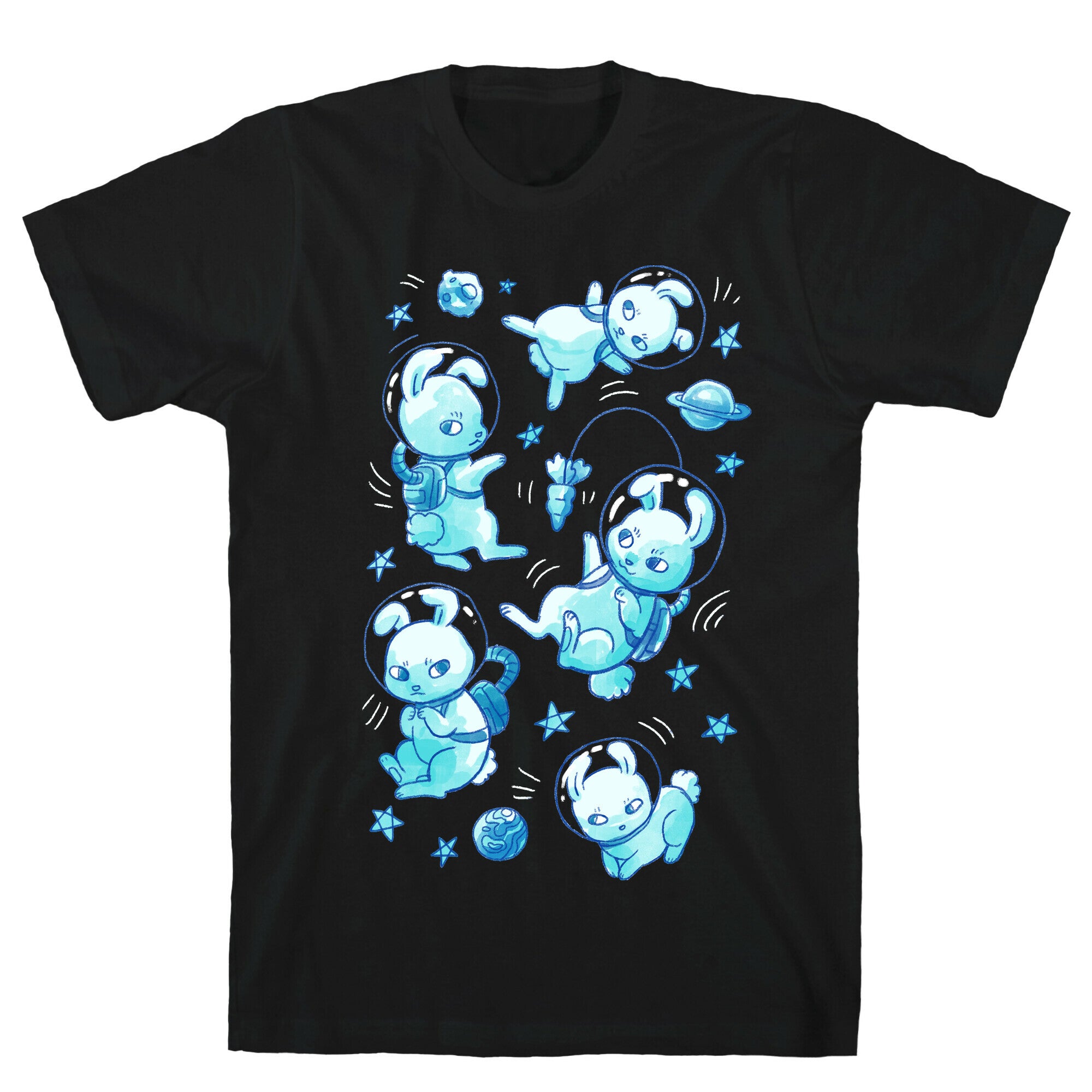 Bunnies In Space T-Shirt